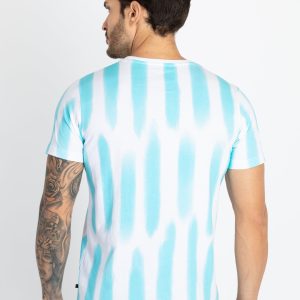 Mens All Over Printed Round Neck T-Shirt