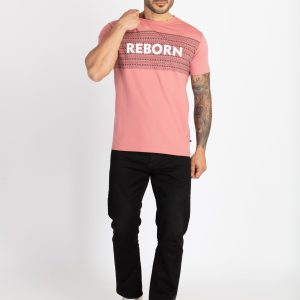 Mens Printed Round Neck T-Shirt