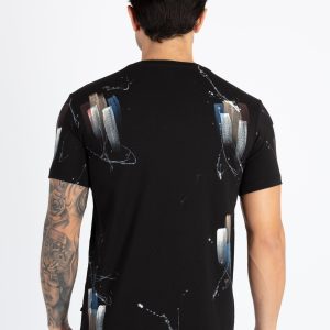 Mens All Over Printed Round Neck T-Shirt