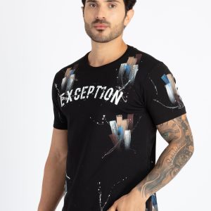 Mens All Over Printed Round Neck T-Shirt