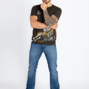 Status Quo Mens Printed Round Neck T-Shirt