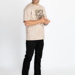 Status Quo Mens All Over Printed Oversized T-Shirt