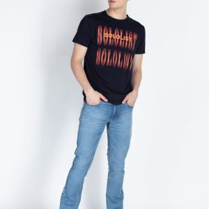 Mens All Over Printed Round Neck T-Shirt