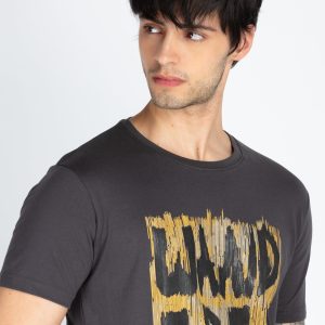 Mens Printed Round Neck T-Shirt