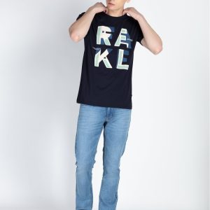Mens Printed Round Neck T-Shirt
