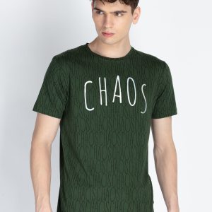 Mens All Over Printed Round Neck T-Shirt