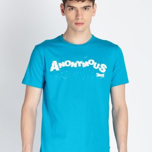 Mens Fron & Back Print Round Neck T-Shirt