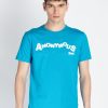 Mens Fron & Back Print Round Neck T-Shirt