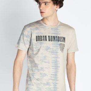 Mens All Over Printed Round Neck T-Shirt