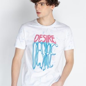 Mens All Over Printed Round Neck T-Shirt