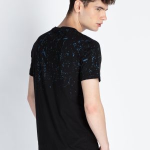 Mens All Over Printed Round Neck T-Shirt
