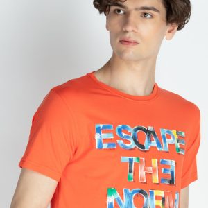 Mens Printed Round Neck T-Shirt