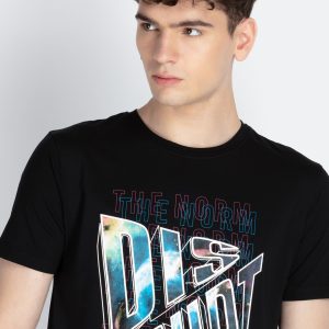 Mens Printed Round Neck T-Shirt
