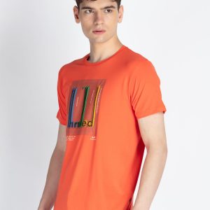 Mens Printed Round Neck T-Shirt
