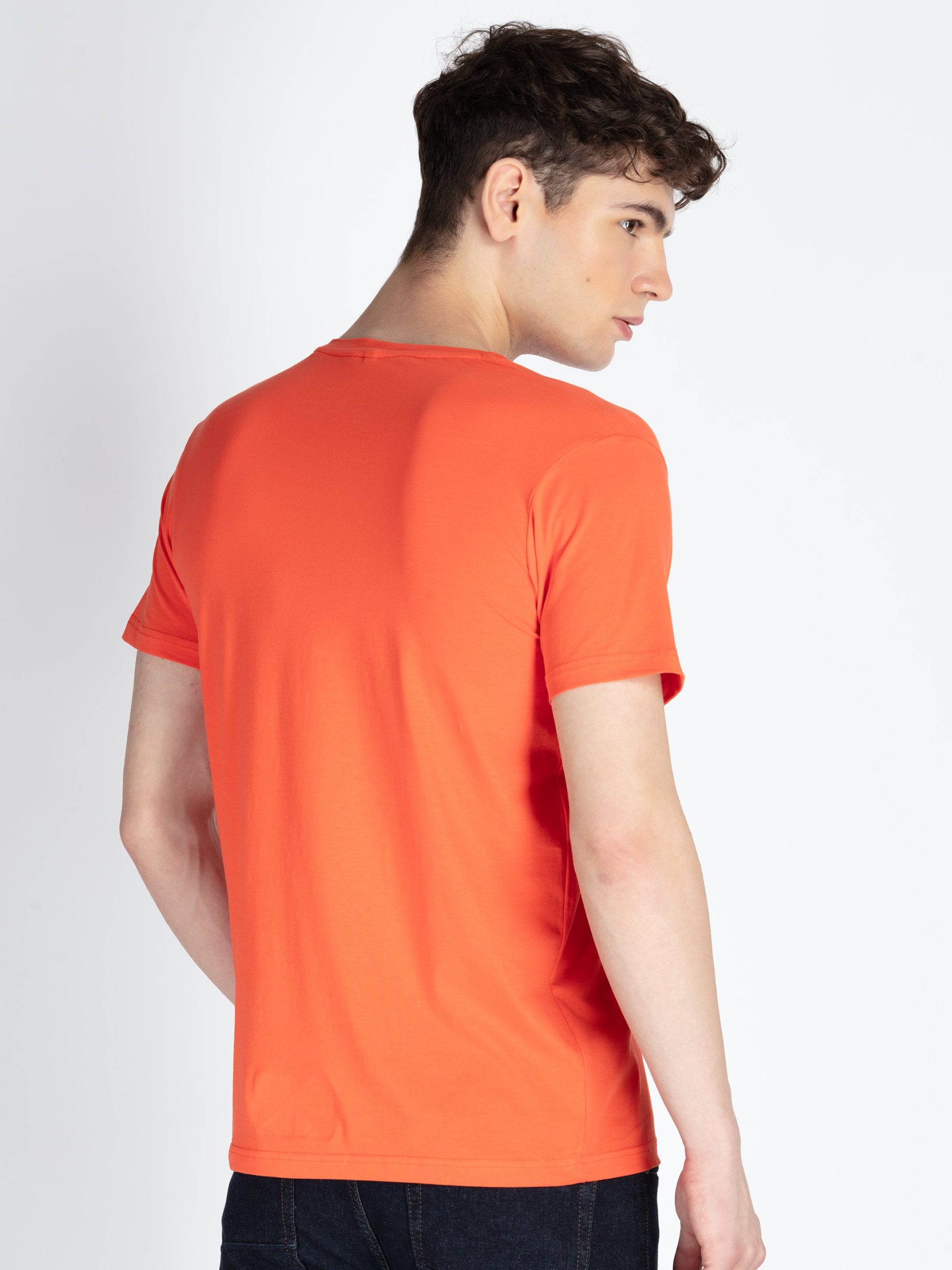 Mens Printed Round Neck T-Shirt