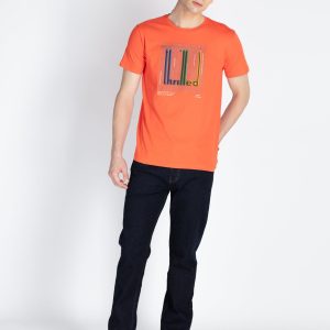 Mens Printed Round Neck T-Shirt