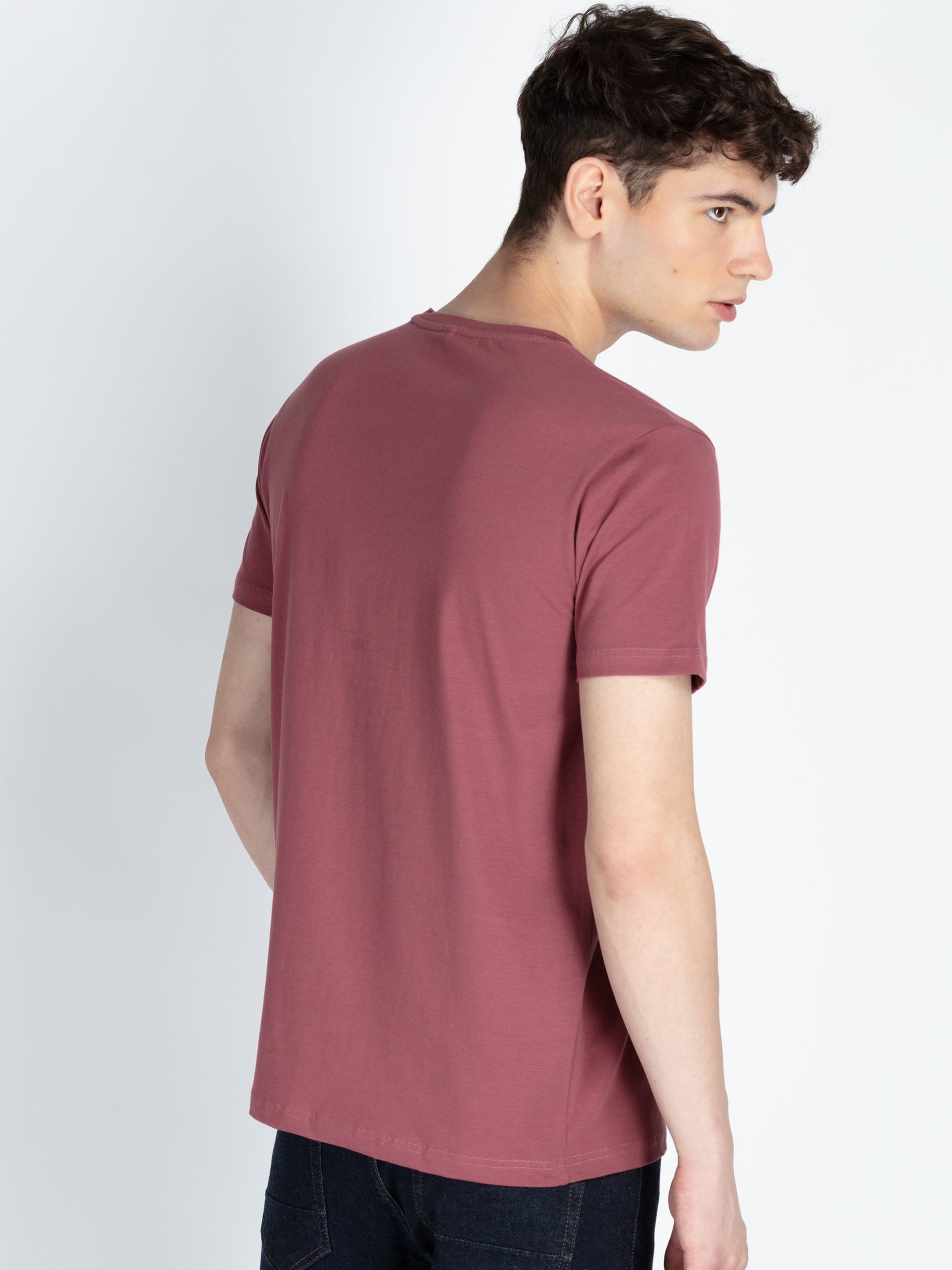 Mens All Over Printed Round Neck T-Shirt