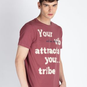 Mens All Over Printed Round Neck T-Shirt