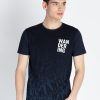 Mens Printed Round Neck T-Shirt