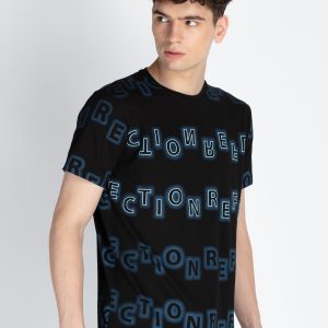 Mens All Over Printed Round Neck T-Shirt