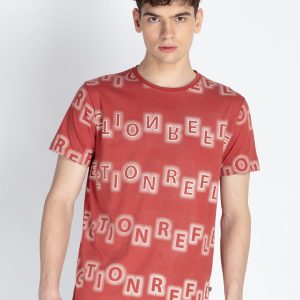 Mens All Over Printed Round Neck T-Shirt