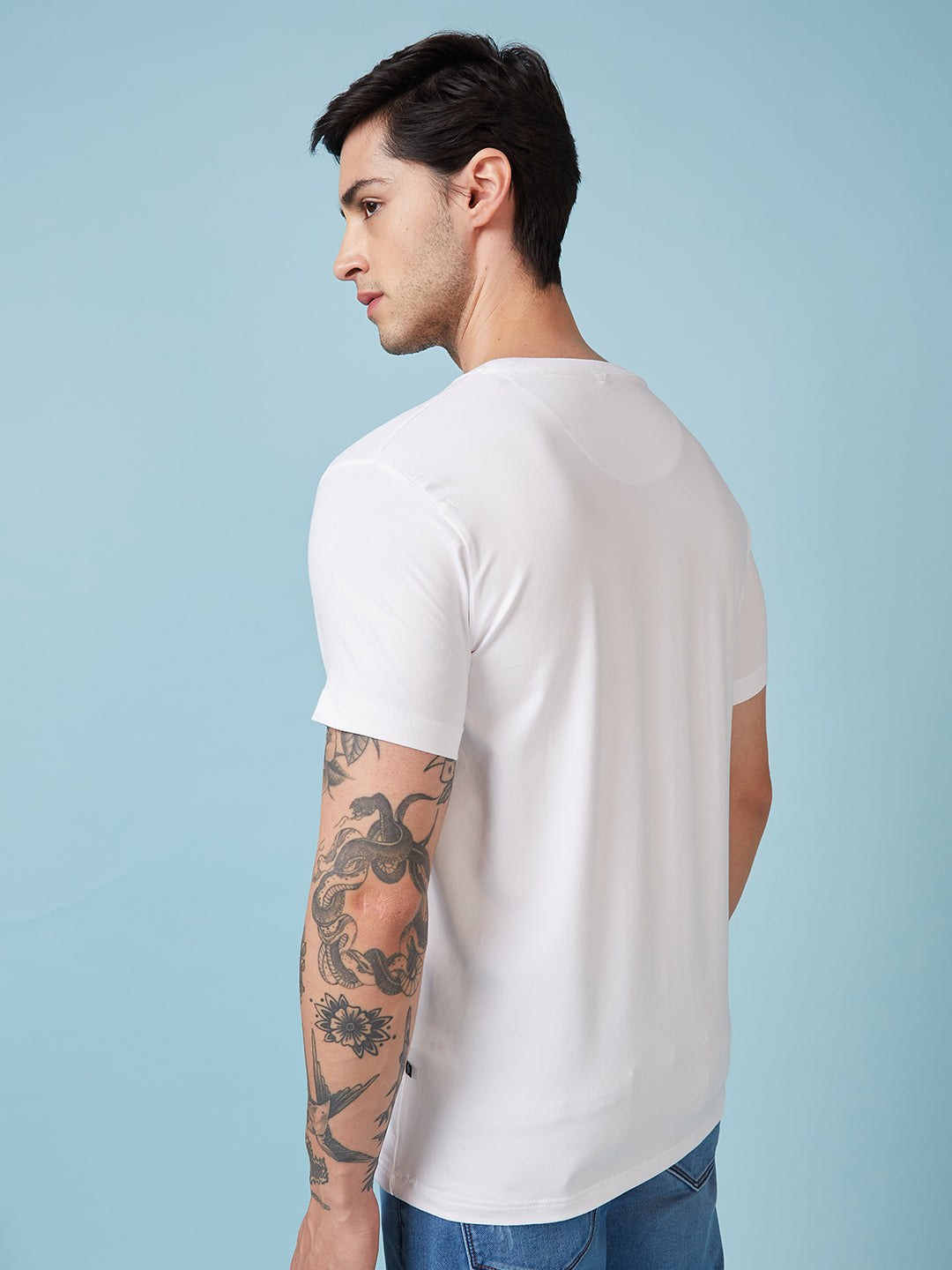Status Quo Men'S Printed Regular Fit Tshirts