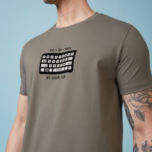 Status Quo Men'S Printed Regular Fit Tshirts