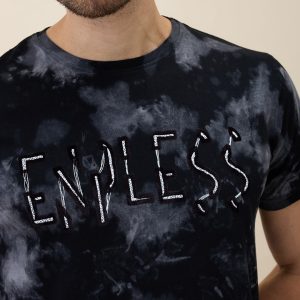 Status Quo Men'S Printed Round Neck Half Sleeves Regular Fit Tshirt