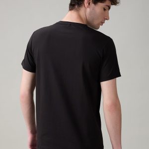 Status Quo Men'S Chest Graphic Printed Round Neck Half Sleeve T-Shirt
