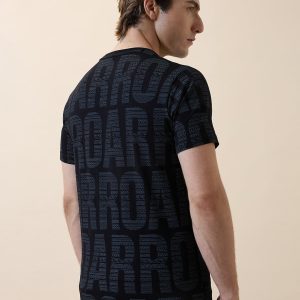 Status Quo Men'S Printed Round Neck Half Sleeves Regular Fit Tshirt