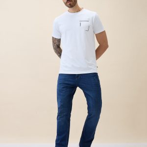 Status Quo Men'S Printed Round Neck Half Sleeves Regular Fit Tshirt
