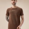Status Quo Men'S Front Typography Print Half Sleeves Round Neck T-Shirt