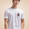Status Quo Men'S Graphic Typography Print Round Neck Half Sleeves T-Shirt