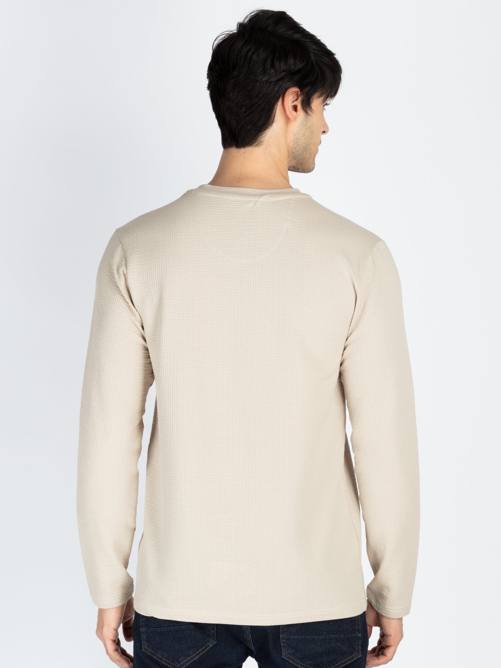 Status Quo Men'S Printed Round Neck Full Sleeve T-Shirt