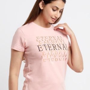 Status Quo Womens Printed Round Neck T-Shirt