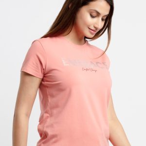 Status Quo Womens Printed Round Neck T-Shirt