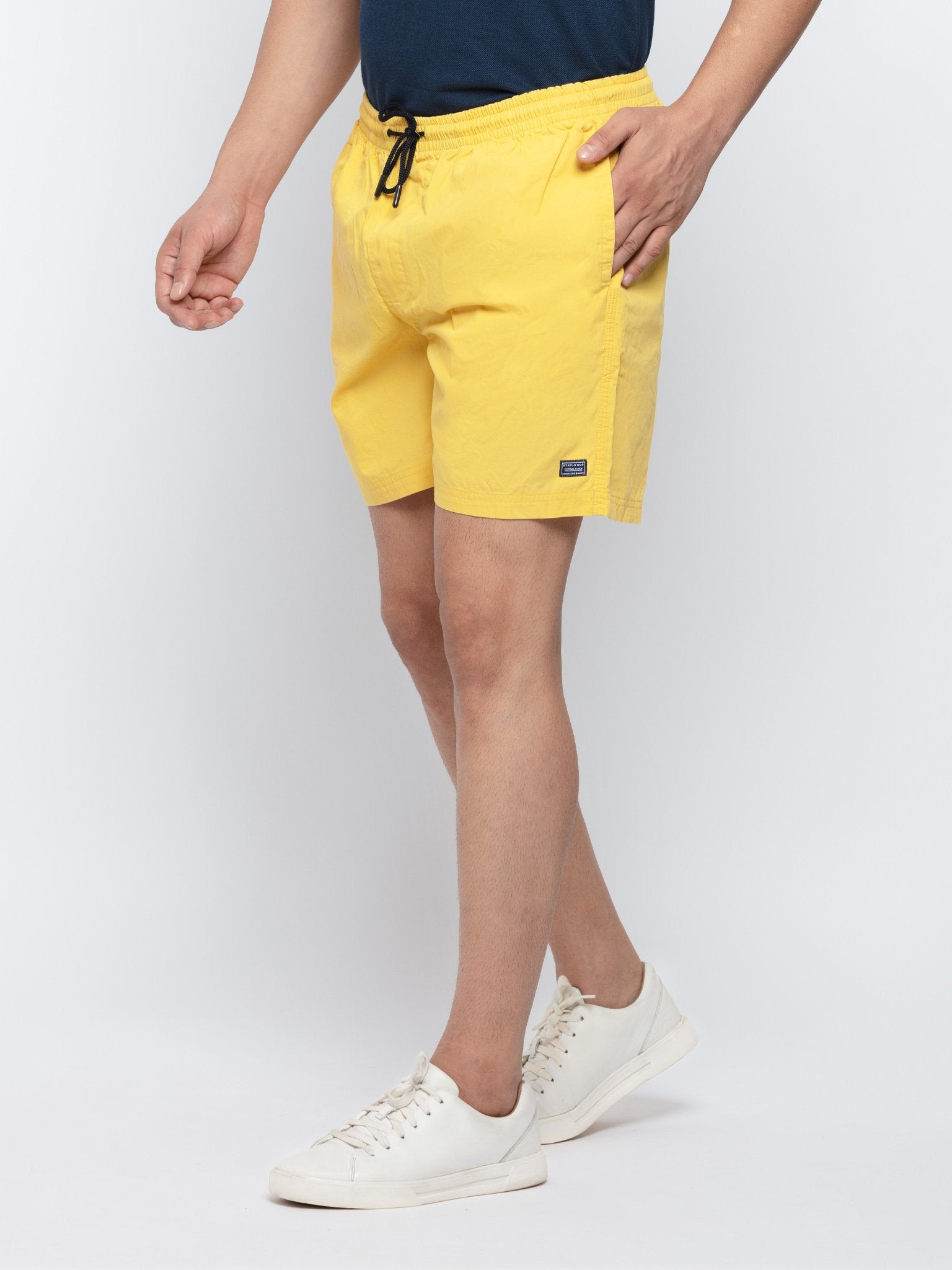 Status Quo Solid Regular Fit Shorts