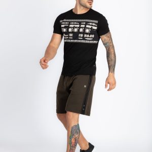 Status Quo Mens Solid Regular Fit Shorts