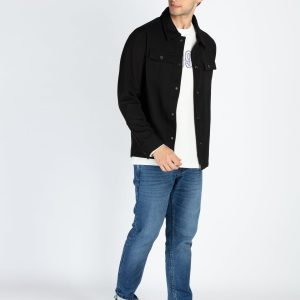 Status Quo Men'S Solid Regular Fit Shacket