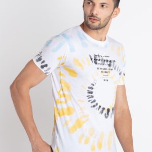 Mens All Over Print Round Neck T-Shirt