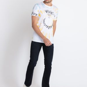Mens All Over Print Round Neck T-Shirt