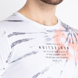 Mens Printed Round Neck T-Shirt