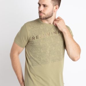 Mens Printed Round Neck T-Shirt