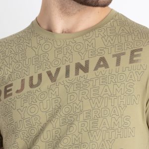 Mens Printed Round Neck T-Shirt