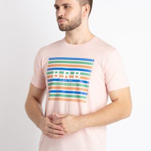 Mens Printed Round Neck T-Shirt