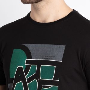 Mens Printed Round Neck T-Shirt