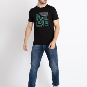 Mens Printed Round Neck T-Shirt