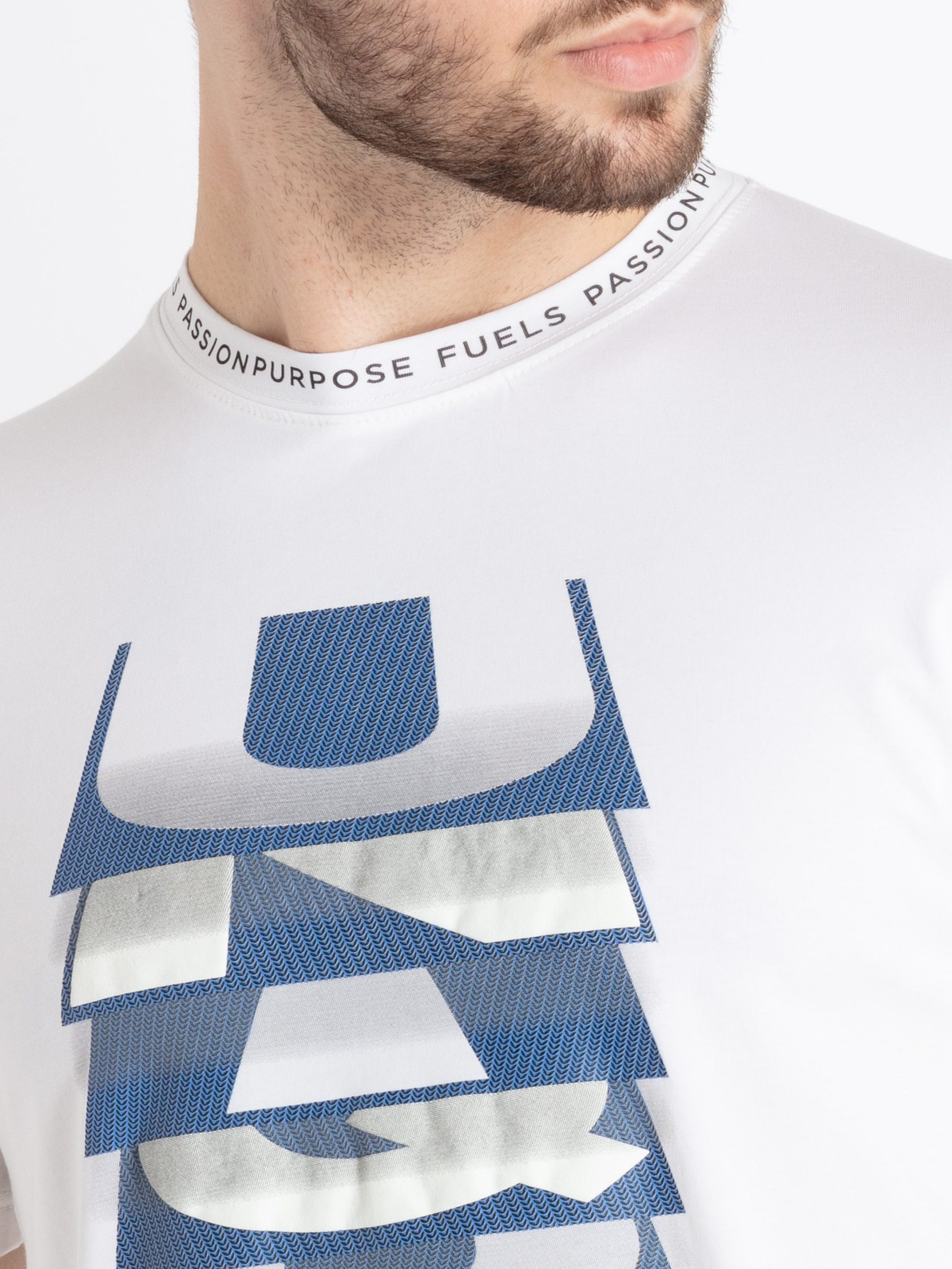 Mens Printed Round Neck T-Shirt