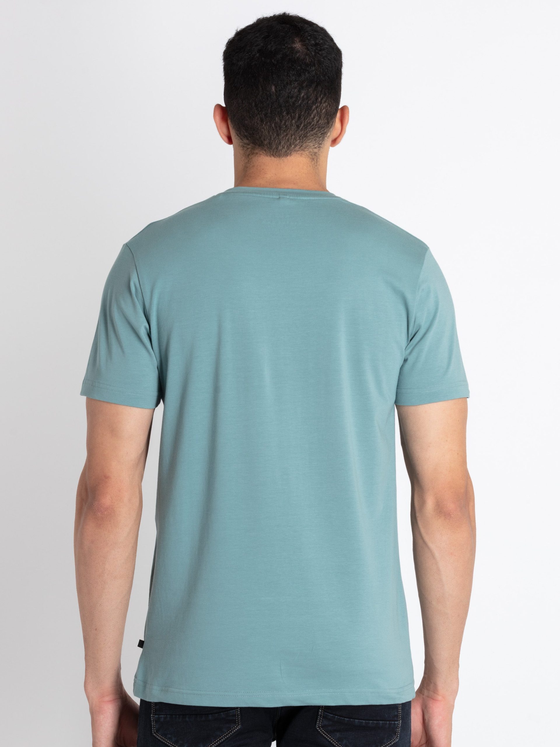 Mens Printed Round Neck T-Shirt
