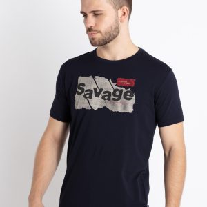 Mens Printed Round Neck T-Shirt